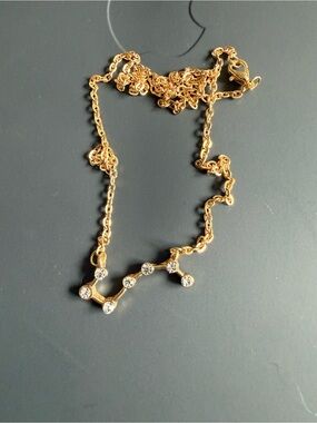 Gold Big Dipper constellation necklace